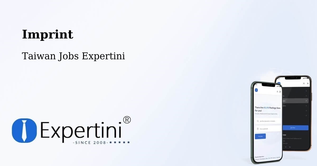 Imprint – Jincheng - Taiwan Jobs Expertini